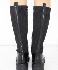 Miss Moda Luxe Black Faux Leather Lace Up Sock Boots 7 Miss Moda Luxe Black Faux Leather Lace Up Sock Boots -Miss Moda Luxe Shop 2 30509150 6bec 4c34 9d90 74b3a3b731f8