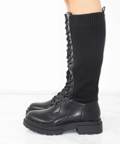 Miss Moda Luxe Black Faux Leather Lace Up Sock Boots 6 Miss Moda Luxe Black Faux Leather Lace Up Sock Boots -Miss Moda Luxe Shop 3 5fa1a3a3 644f 45b5 a1ed 9dc0c4c8abf7