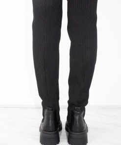 Miss Moda Luxe Black Over The Knee Ribbed Sock Boot -Miss Moda Luxe Shop 4 512334b1 35dd 49ed 98d6 c633720d8054