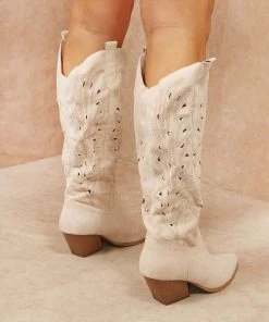 Miss Moda Luxe Beige Faux Suede Western Style Knee High Cut Out Cowboy Boot 11 Miss Moda Luxe Beige Faux Suede Western Style Knee High Cut Out Cowboy Boot -Miss Moda Luxe Shop IMG 0038 scaled