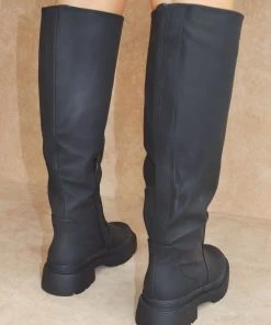 Miss Moda Luxe KENDALL Black Wellie Boot -Miss Moda Luxe Shop IMG 4897