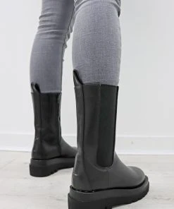 Missmodaluxe PULL UP TALL BLACK MOTO BOOT 6 Missmodaluxe PULL UP TALL BLACK MOTO BOOT -Miss Moda Luxe Shop PULLUP scaled