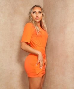 Miss Moda Luxe Orange Knot Shoulder Pad T-shirt Mini Dress 11 Miss Moda Luxe Orange Knot Shoulder Pad T-shirt Mini Dress -Miss Moda Luxe Shop TSHIRTSOCKS 17 scaled