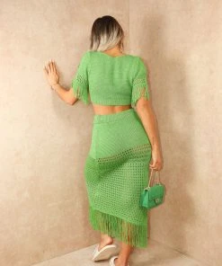 Miss Moda Luxe Green Metallic Tassel Sparkle Two Piece -Miss Moda Luxe Shop beachcoverups 61 scaled