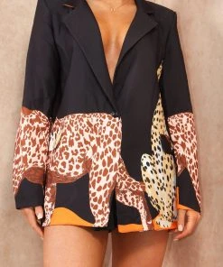 Miss Moda Luxe Black Premium Cheetah Graphic Print Colour-block Blazer 9 Miss Moda Luxe Black Premium Cheetah Graphic Print Colour-block Blazer -Miss Moda Luxe Shop blackcheetah 2 scaled