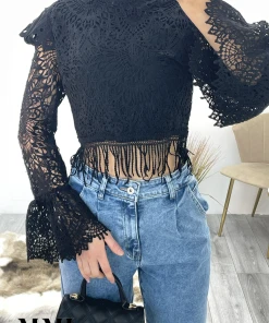 Miss Moda Luxe Black Crochet Lace High Neck Top -Miss Moda Luxe Shop blackclose 61add901 155a 4748 8461 222246fe0429