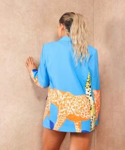 Miss Moda Luxe Blue Premium Cheetah Graphic Print Colour-block Blazer 13 Miss Moda Luxe Blue Premium Cheetah Graphic Print Colour-block Blazer -Miss Moda Luxe Shop bluecheetah 2 scaled