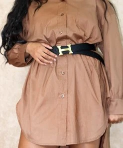 Miss Moda Luxe Cotton Brown Oversized Shirt Dress 12 Miss Moda Luxe Cotton Brown Oversized Shirt Dress -Miss Moda Luxe Shop browncottonshirtdress2 scaled