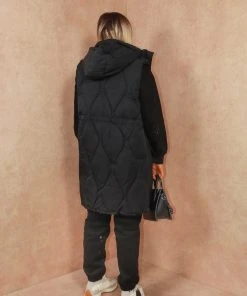 Miss Moda Luxe Black Three Piece Gilet And Lounge Set -Miss Moda Luxe Shop coats 20 scaled