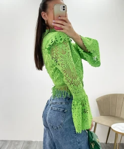 Miss Moda Luxe Green Crochet Lace High Neck Top -Miss Moda Luxe Shop greenside 1d8ff334 0f31 4c0a 9ec6 d74c86858629