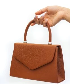 Miss Moda Luxe Tan Soft Faux Leather Envelope Handbag -Miss Moda Luxe Shop hollymirror 173 scaled