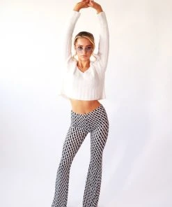 Miss Moda Luxe THE RETRO TILE FLARES