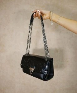 Miss Moda Luxe THE LANA BLACK SHOULDER BAG