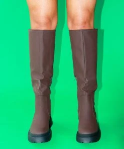 Miss Moda Luxe KENDALL Chocolate Wellie Boot -Miss Moda Luxe Shop maxiandkendallboots 27 scaled