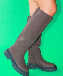 Miss Moda Luxe KENDALL Chocolate Wellie Boot -Miss Moda Luxe Shop maxiandkendallboots 28 scaled