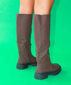 Miss Moda Luxe KENDALL Chocolate Wellie Boot -Miss Moda Luxe Shop maxiandkendallboots 29 scaled