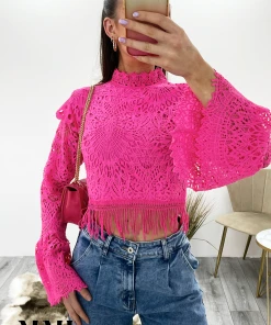 Miss Moda Luxe Pink Crochet Lace High Neck Top 6 Miss Moda Luxe Pink Crochet Lace High Neck Top -Miss Moda Luxe Shop pinkclose 8ef26cd4 2f36 4dac 9dad 466b05f142dc