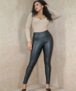 Miss Moda Luxe Beige Ribbed Sweetheart Neck Bodysuit. -Miss Moda Luxe Shop productshotsshoesoutout 30