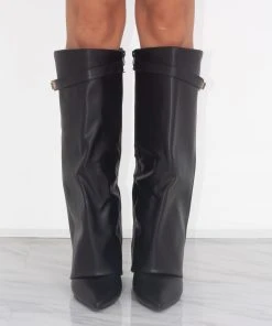 Miss Moda Luxe Black Leather Fold Over Shark Classic Buckle Knee High Boot 7 Miss Moda Luxe Black Leather Fold Over Shark Classic Buckle Knee High Boot -Miss Moda Luxe Shop redo 080 scaled