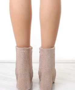 Miss Moda Luxe Gold Diamante Fold Over Shark Ankle Boot -Miss Moda Luxe Shop redo 159 scaled