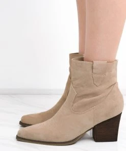Miss Moda Luxe Beige Faux Suede Heeled Ankle Boots -Miss Moda Luxe Shop redo 629 scaled