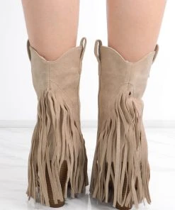 Miss Moda Luxe Beige Mid Western Faux Suede Fringe Cowboy Boot 7 Miss Moda Luxe Beige Mid Western Faux Suede Fringe Cowboy Boot -Miss Moda Luxe Shop redo 655 scaled