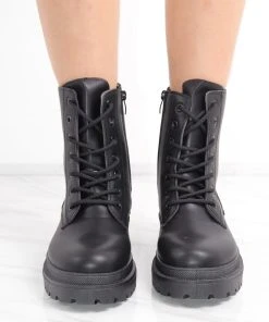 Miss Moda Luxe Black Matte Faux Leather Side Zip Lace Up Boot 7 Miss Moda Luxe Black Matte Faux Leather Side Zip Lace Up Boot -Miss Moda Luxe Shop redo 661 scaled