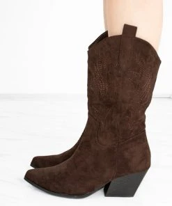 Miss Moda Luxe Brown Mid Embroidered Almond Toe Cowboy Boot 6 Miss Moda Luxe Brown Mid Embroidered Almond Toe Cowboy Boot -Miss Moda Luxe Shop redo 767 scaled