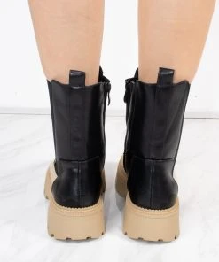 Miss Moda Luxe Chunky Sole Black And Beige Contrast Ankle Chelsea Boots -Miss Moda Luxe Shop redo 940 f18fc328 b52d 427b b75d c7ca7f59fb62 scaled