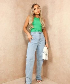 Miss Moda Luxe Green Second Skin Slinky High Neck Bodysuit -Miss Moda Luxe Shop summer2 014 scaled