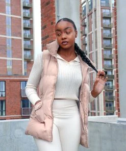 Miss Moda Luxe Tan Puffer Gilet With Pockets 5 Miss Moda Luxe Tan Puffer Gilet With Pockets -Miss Moda Luxe Shop tangiletpockets