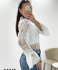 Miss Moda Luxe White Crochet Lace High Neck Top -Miss Moda Luxe Shop whiteside 0539e30a f044 42ba af8a a1c2f9eff06d